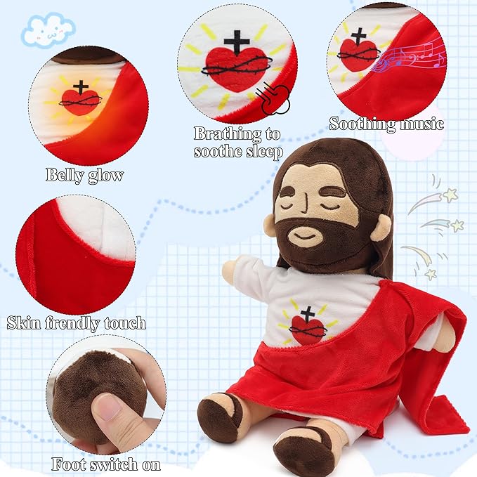 Breathing Jesus Plush